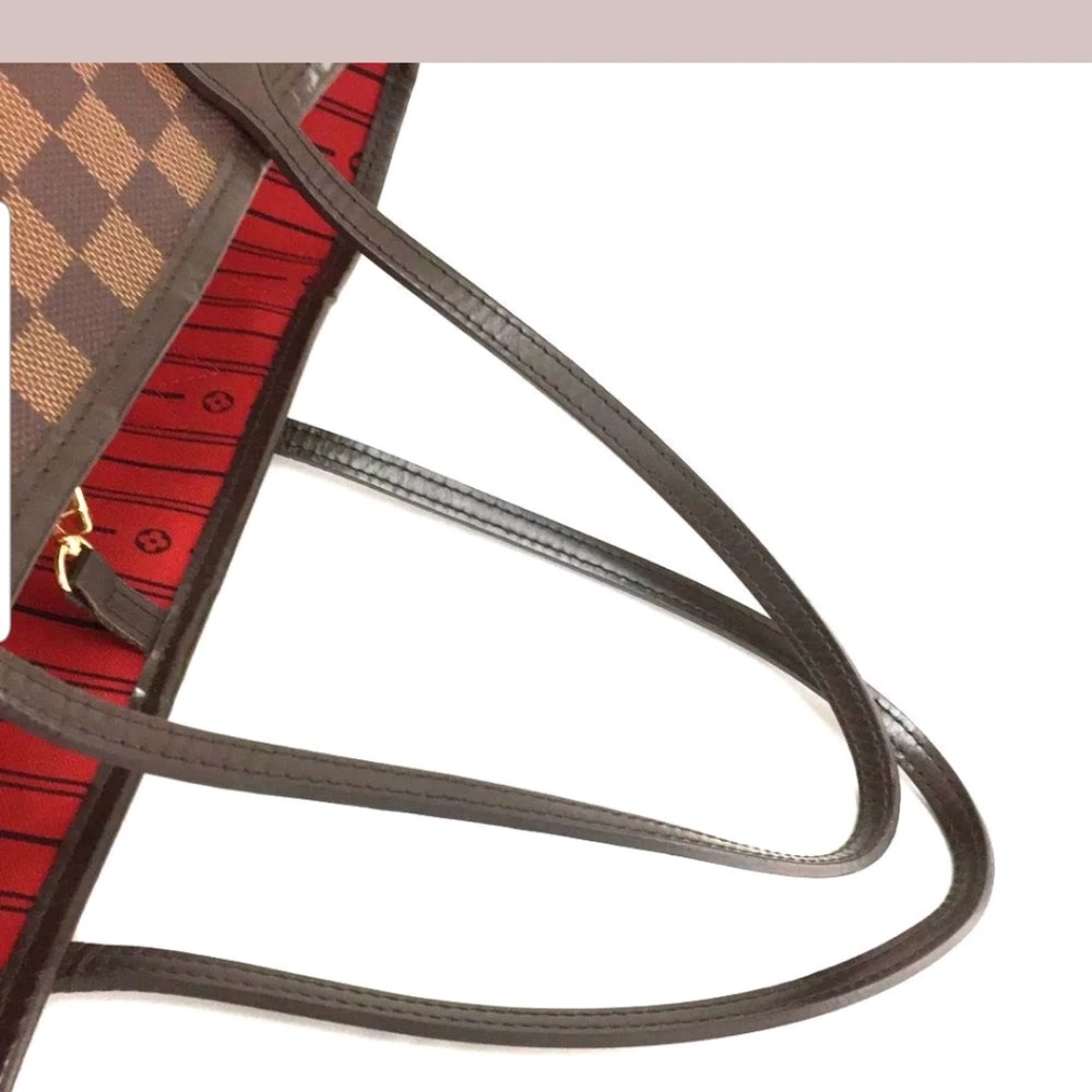 100% Auth Louis Vuitton Neverfull Damier MM Tote - Picture 3 of 8